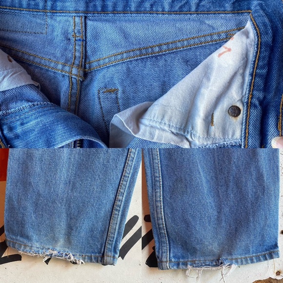 1970s Big E Levi's 505 Made in the USA Jeans 27" x 31" - Picture 8 of 8
